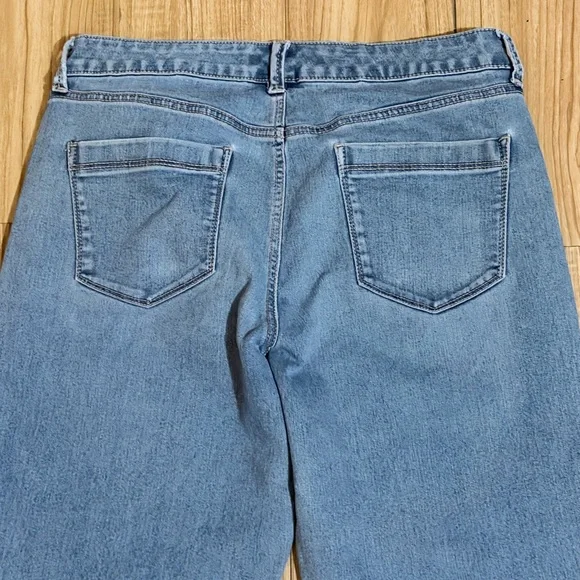 Bandolino Light Blue Straight Leg Men's Jeans - Picture 4 of 5